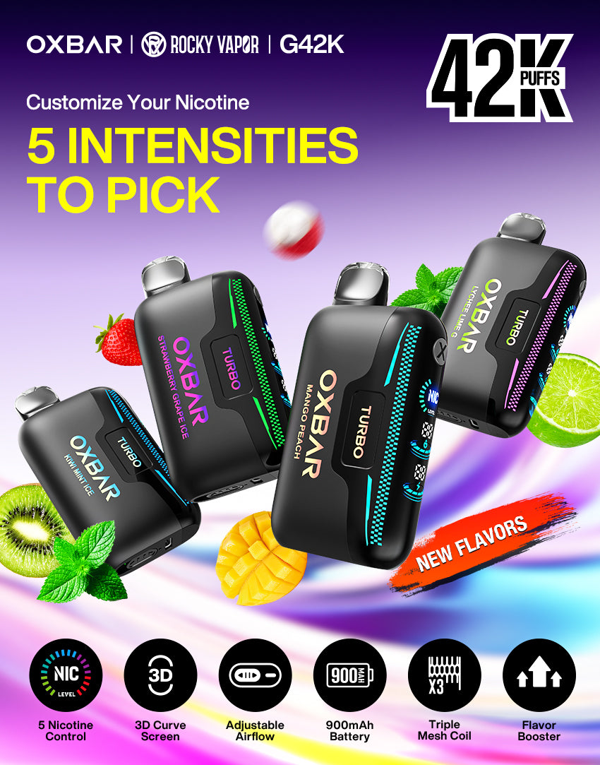 Oxbar x Rocky Vapor G42K「FED」ONLINE ORDER ONLY!