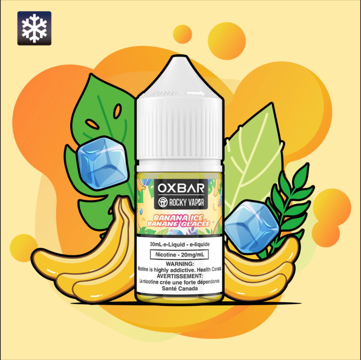 OXBAR X ROCKY VAPOR E-LIQUID NIC SALT