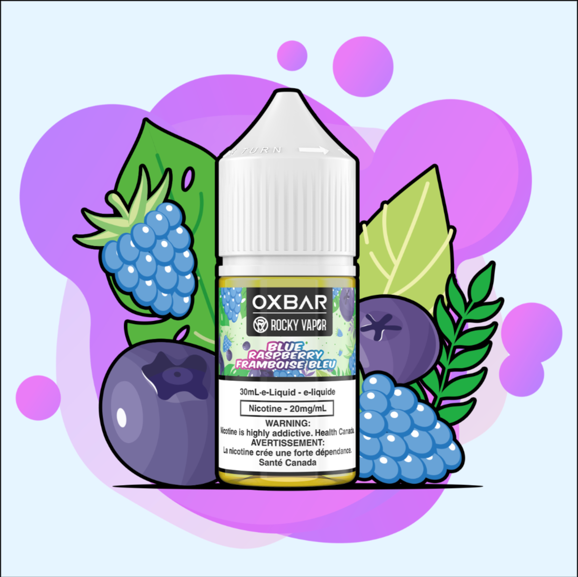 OXBAR X ROCKY VAPOR E-LIQUID NIC SALT