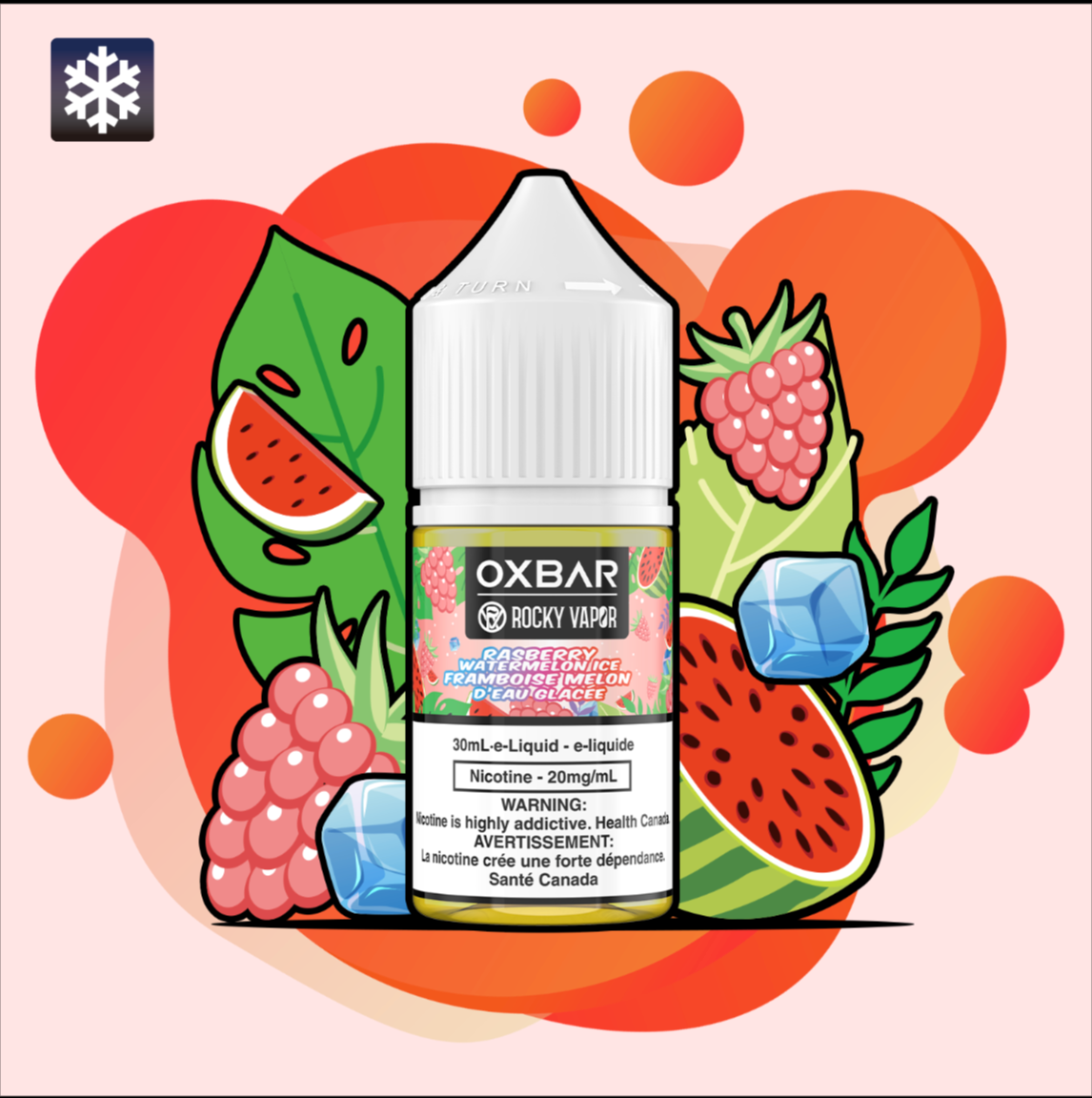 OXBAR X ROCKY VAPOR E-LIQUID NIC SALT