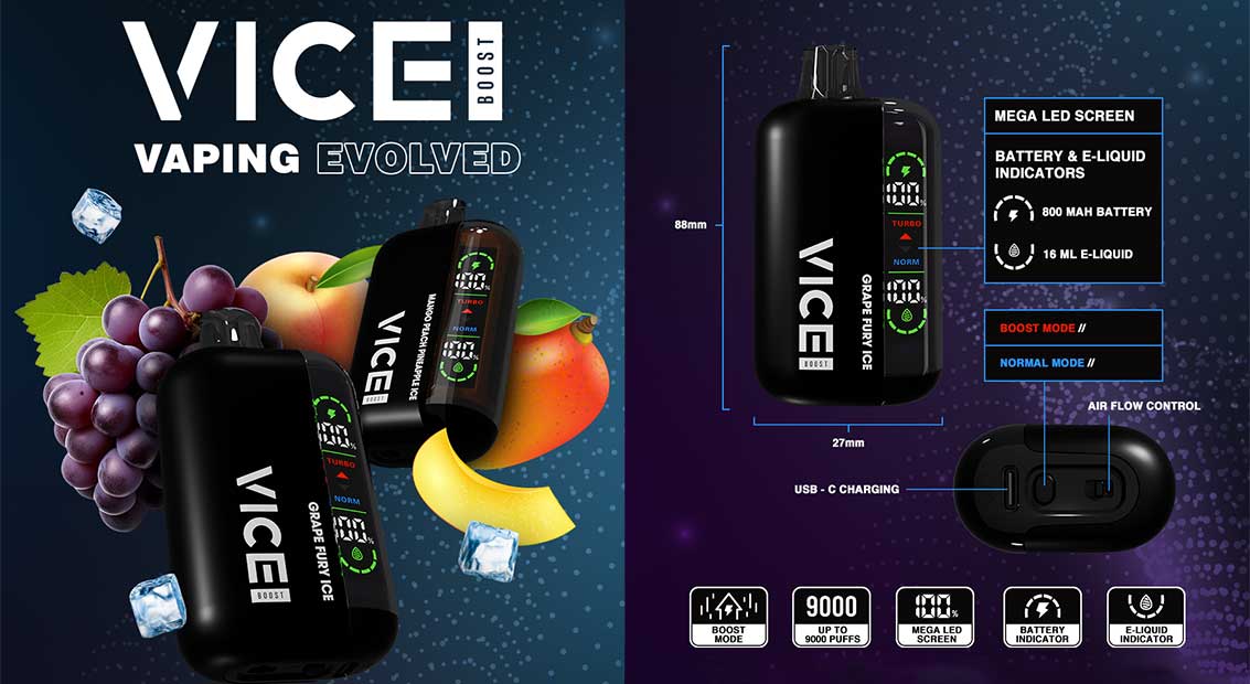 Vice Boost 9000 Puffs Disposable